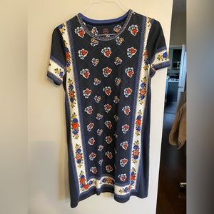 Tory Burch Blue Floral Dress